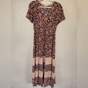 Floral Print Maxi Dress